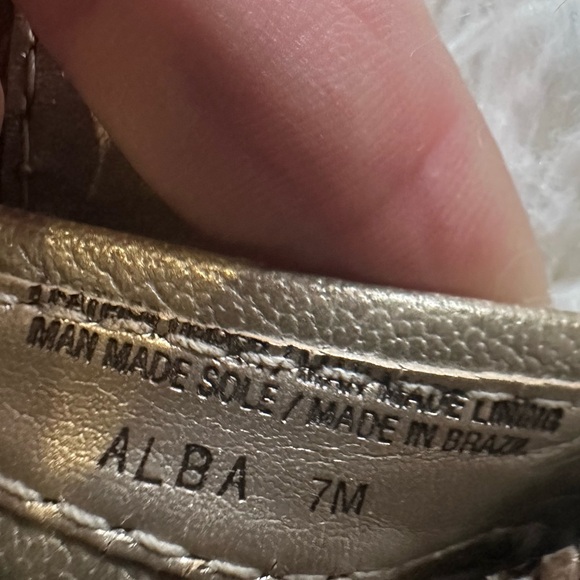 GIANNI BINI Metallic Strappy Heels - Picture 3 of 10